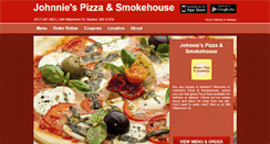 Desktop Screenshot of johnnies-pizza.com